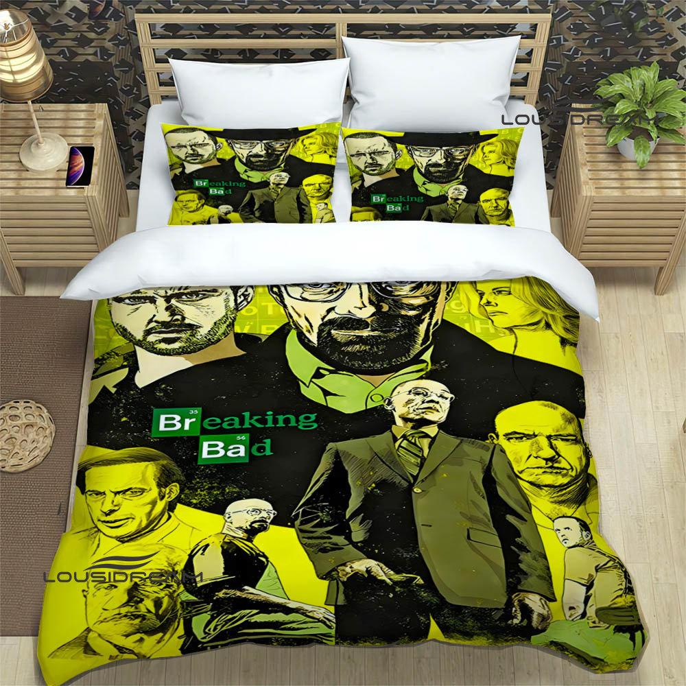 Movie BREAKING BAD Bedding Sets Exquisite Bed Supplies Set Duvet Cover Bed Comforter Set Bedding Set Luxury Birthday Gift