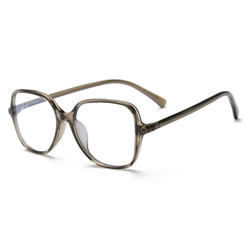 Drak Green Frame Anti-Blue Light Polygon  Prescription Eyeglasses  Shortsighted Spectacles 0 -0.5 -0.75 To -6.0
