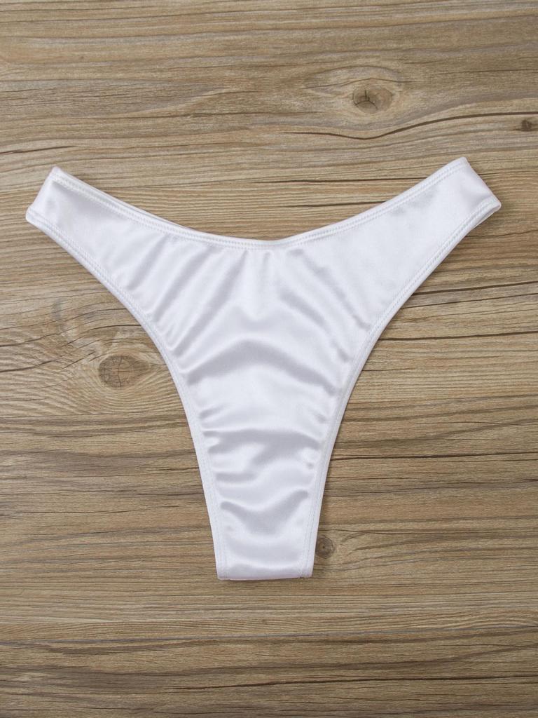 2024 Women's European & American Swimwear: New Sexy U-Shape & V-Shape Metal Bikinis in Stock