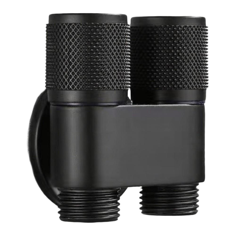 One to Two Water Angle Valve with Dual Outlet and Triple Connection Splitter for Washing Machines Toilets and Water Hoses