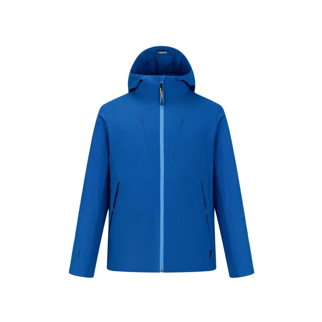 Salomon Pl Od Schr Sftl Hiking Camping Climbing Softshell Multi-Pocket Hooded Zip Long Sleeve Jacket Men jackets LC3091900