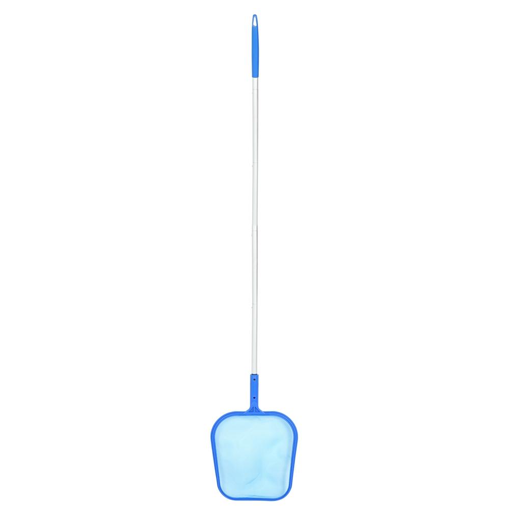 Pool Clning Net, Nylon Aluminum Lf Rake Skimmer with Pole for Pool Clning, Pond Clning
