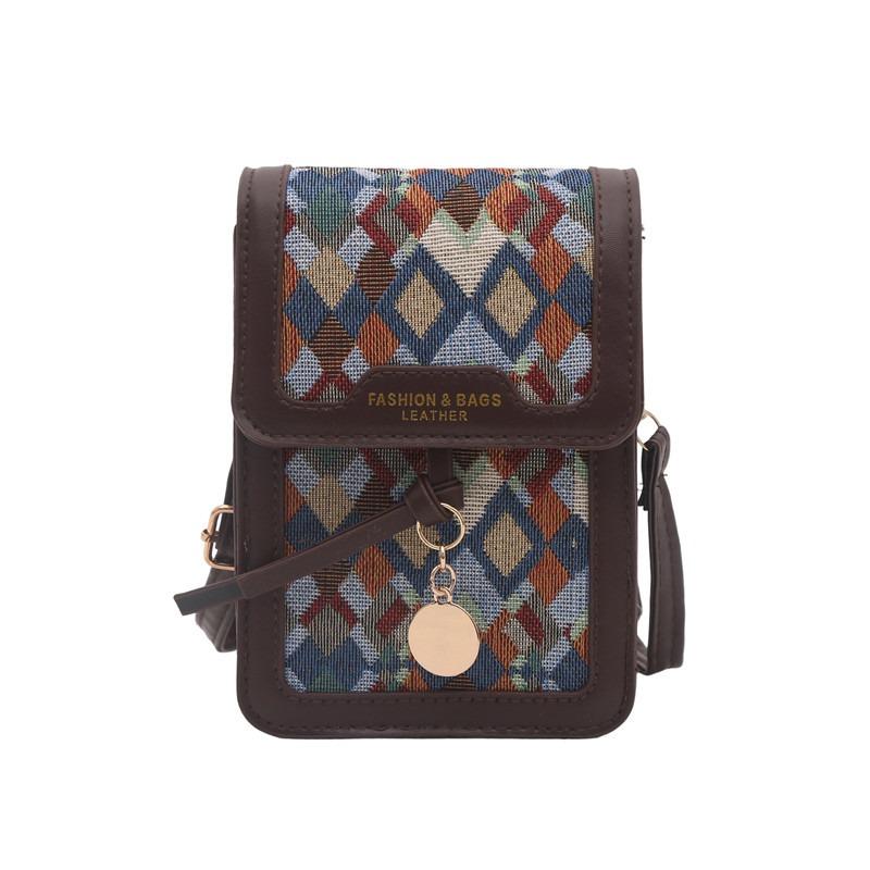 High-end Niche Bag Women's New Retro Messenger Bag Small Square Bag Niche One-shoulder Messenger Bag Women