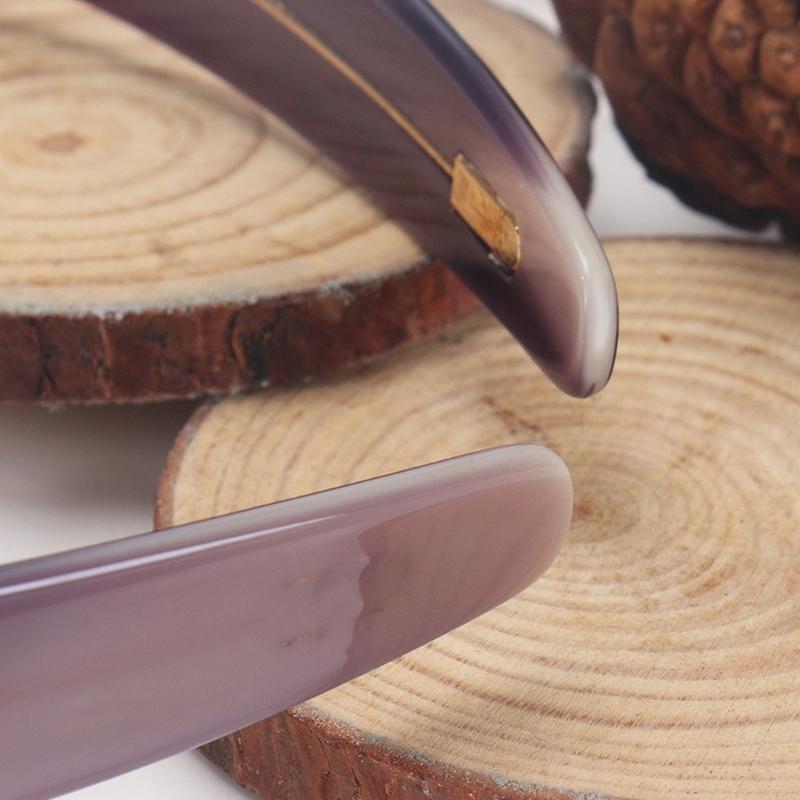 2.2cm Wide Acetate Headband Hair Hoop With Nonslip Teeth For Women And Girls Comfortable Hair Accessory