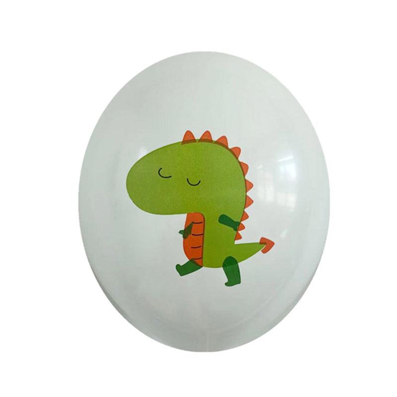 Children's Dinosaur Theme Birthday Party Decoration Balloon - Cute Tyrannosaurus Rex And Pterosaur Cartoon Print Balloon
