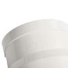 Connections Reducer Adapter Pipe Ventilation Fittings Plastic Reducer White 100to75 ABS Pipe Ventilation Adapter