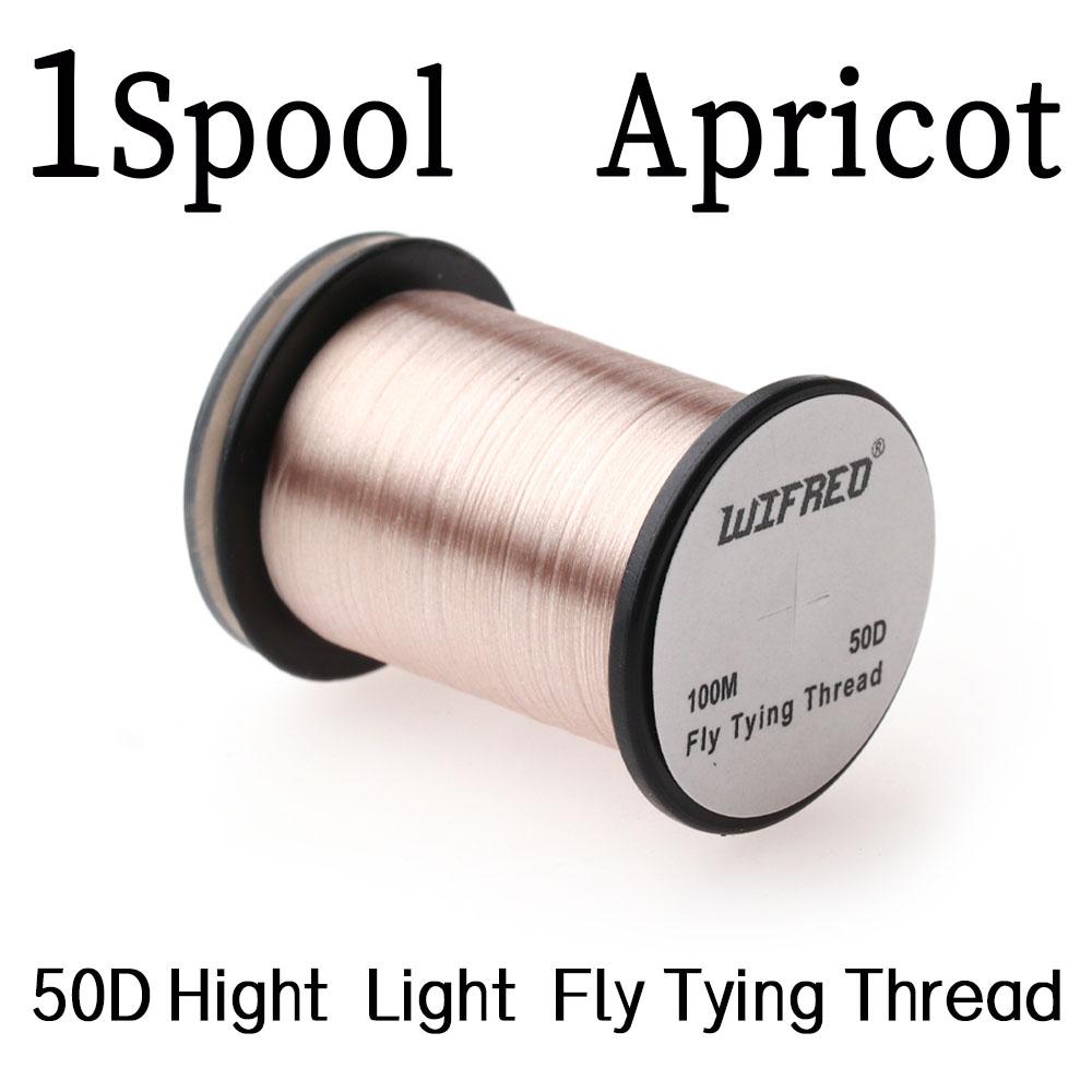 1 buc/9 buc Fir 50D Hight Light pentru legat muște 100m/Bobină #16-#22 Materiale pentru legat muște mici uscate umede nimfe