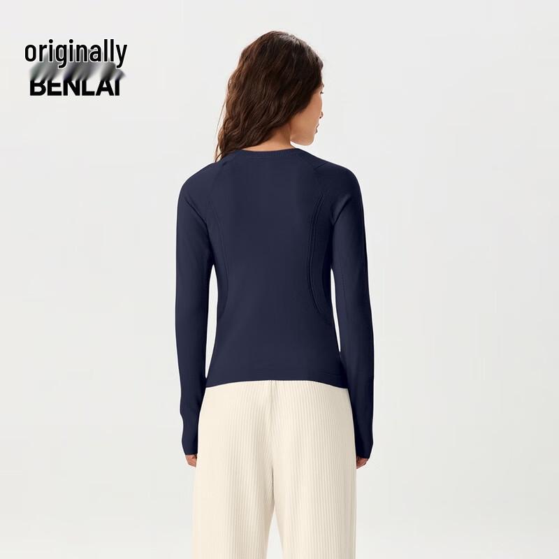 Women's Slim Fit Round Neck Knit Top