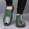 Men’s Sandals Mary Jane Dancing Shoes Dress Wingtip Wedding Stylish Formal Leather Prom Blazers Shoes Over Sized