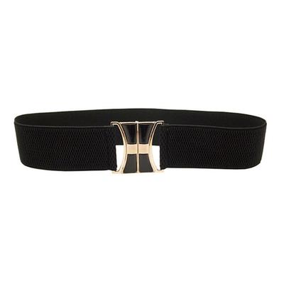 Frauen langer Bund breiter elastischer Stretch-Taillengürtel für Frauenkleid