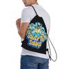 Custom S-Squirtles Drawstring Backpack Bags Men Women Lightweight Manga Gym Sports Sackpack Sacks for Yoga
