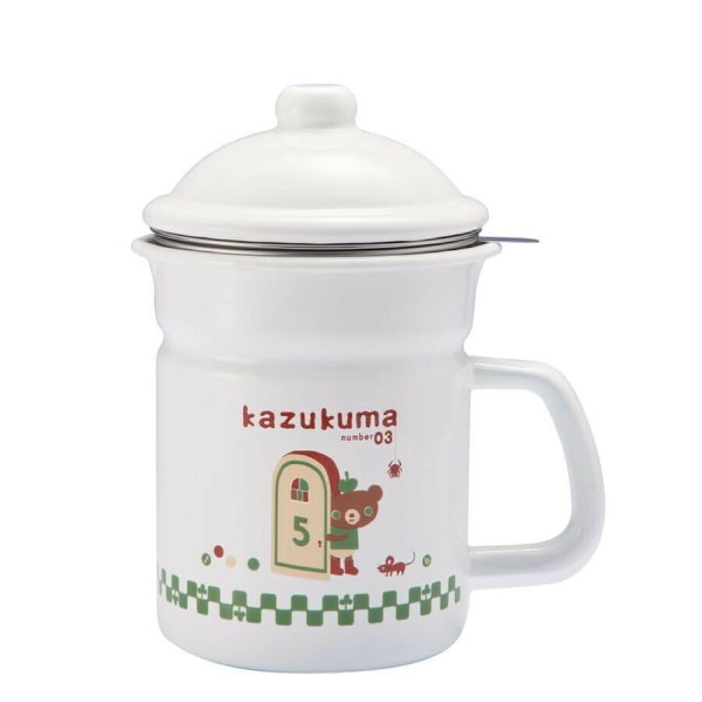 

Toyo Horo Kazukuma Enamel Oil Pot, White, Size: Approx. W17.5 x D12.5 x H20.8, KAZ-2411