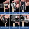 Billiard Cue Multi-Functional Leather Head Repair Tool Sharpener Shape 8-In-1 Cleaning Polishing Needling Billiard Accessories