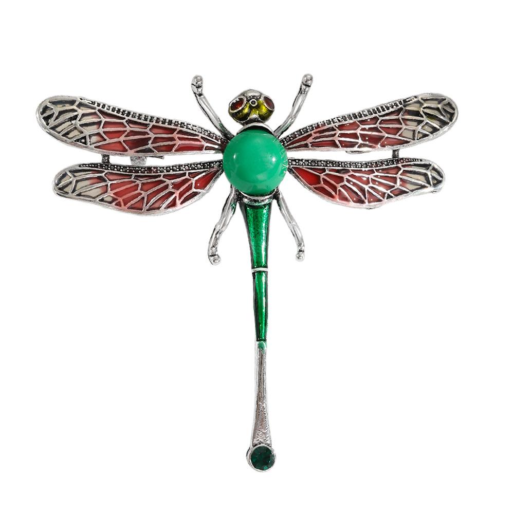 Heavy Industry Luxury High-end Big Dragonfly Brooch Design Sense Niche Suit Coat Accessories Brooch Pin Accessories