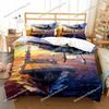 Aircraft Duvet Cover Set Comforter Bedding Set 3D Printing Luxury Kids Boys Quilt Cover Queen King Decor Home Textile