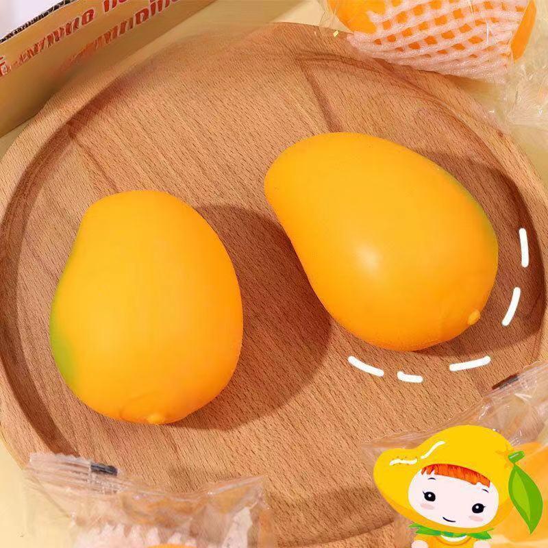 Creative New and Exotic Simulation Flour Vent Fall Not Rotten Fruit Trick Decompression Fast Rebound Squeezing Toy Fruit