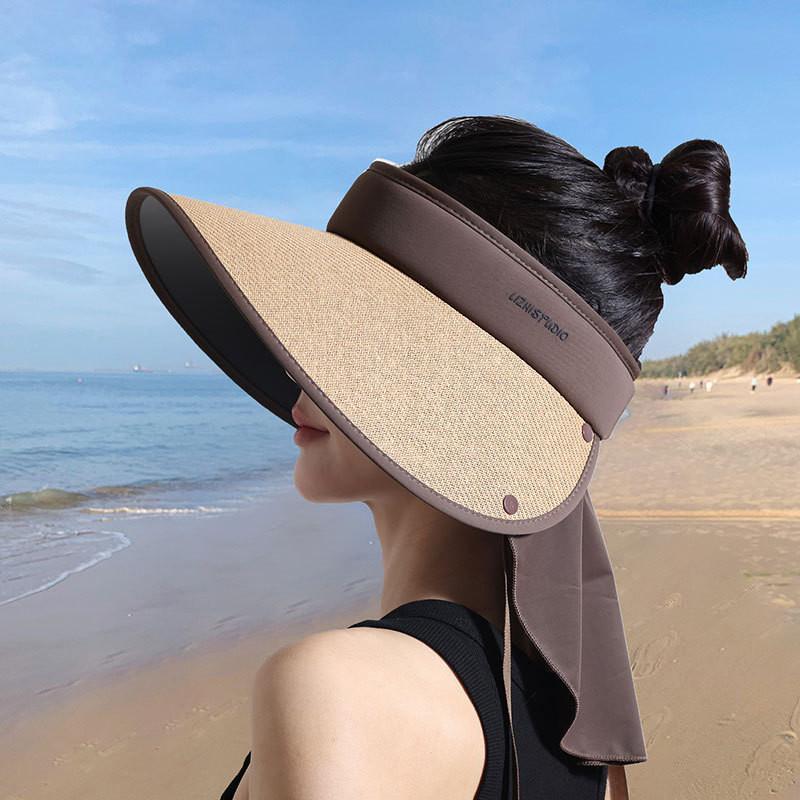 Womens Summer Fashionforward Sun Hat With Wide Brim And Comfortable Adjustable Size