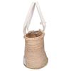 J&MDavidson BASKET M Raffia/Leather Basket Bag Tote Bag Natural / whiteUsed