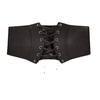 Patterned Litchi Fanshaped Binding Rope Waist Belt Dress Waist Decoration Belt