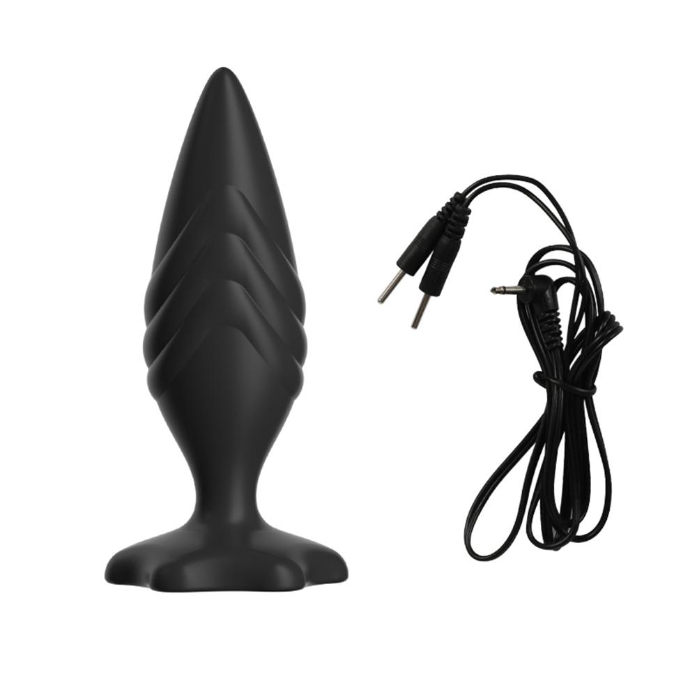Electric Shock Butt Anal Plug Male Prostate Massager Orgasm Stim Masturbator Vaginal Stimulator Anus Expansion Adult Sex Toys