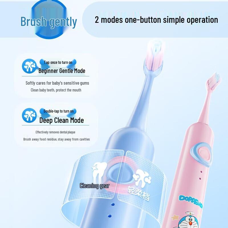 Saky Baby F2 Sonic Electric Toothbrush for Kids CN plug (adapter included)