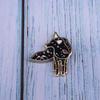 Black Wolf Brooch for Space and Astronomy Enthusiasts - A Cute Collector's Item