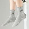 5Pairs/Set Children Girls Mesh Socks Breathable Soft Comfortable Cute Lace Cartoon Thin Daily Walking Wear Baby Socks Summer
