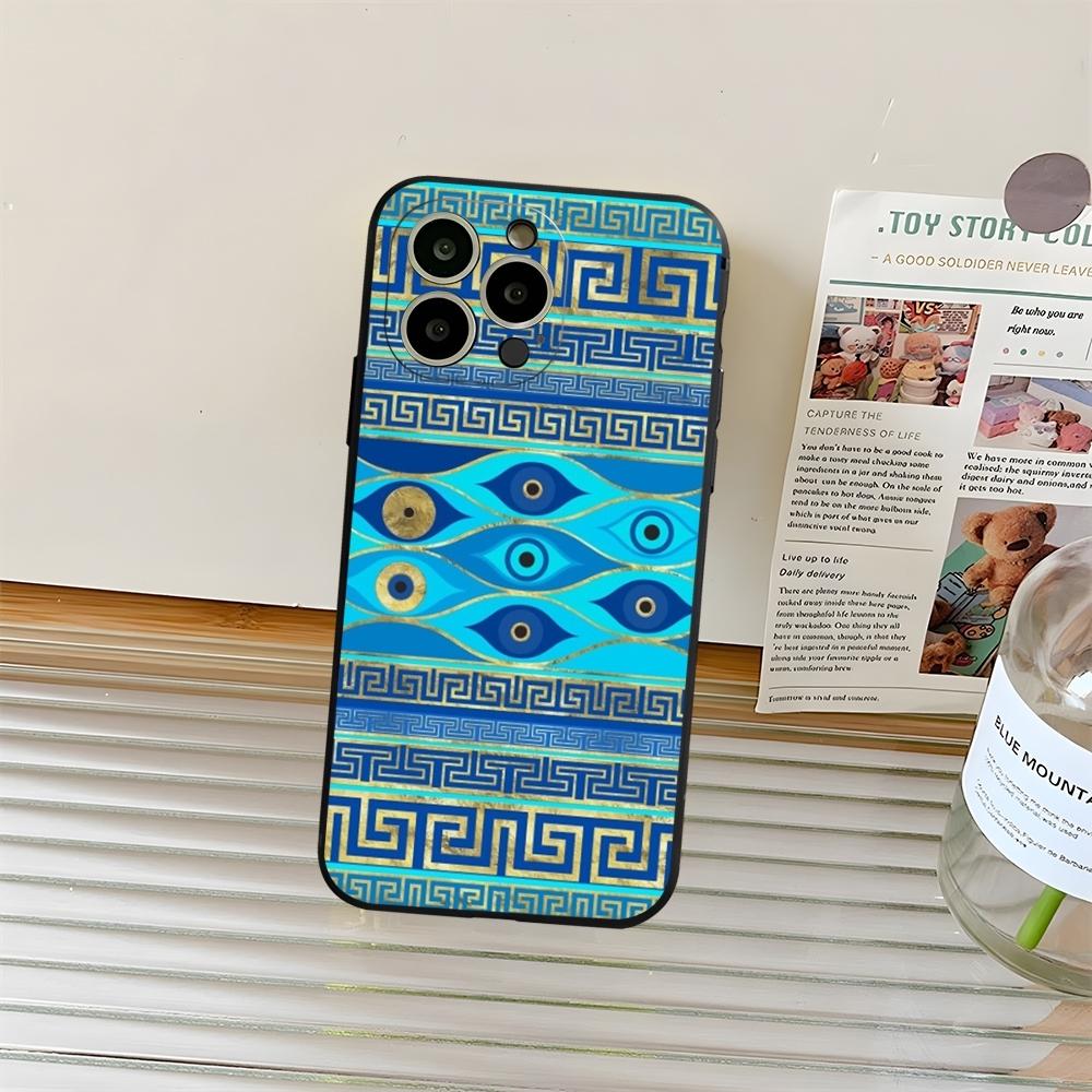 

Nazar Boncugu Evil Eye Phone Case Fundas For Iphone 13 17 11 15ProMax 14 12 16 Pro Xs Max Mini Xr X Plus Coque iPhone 14 Pro Max