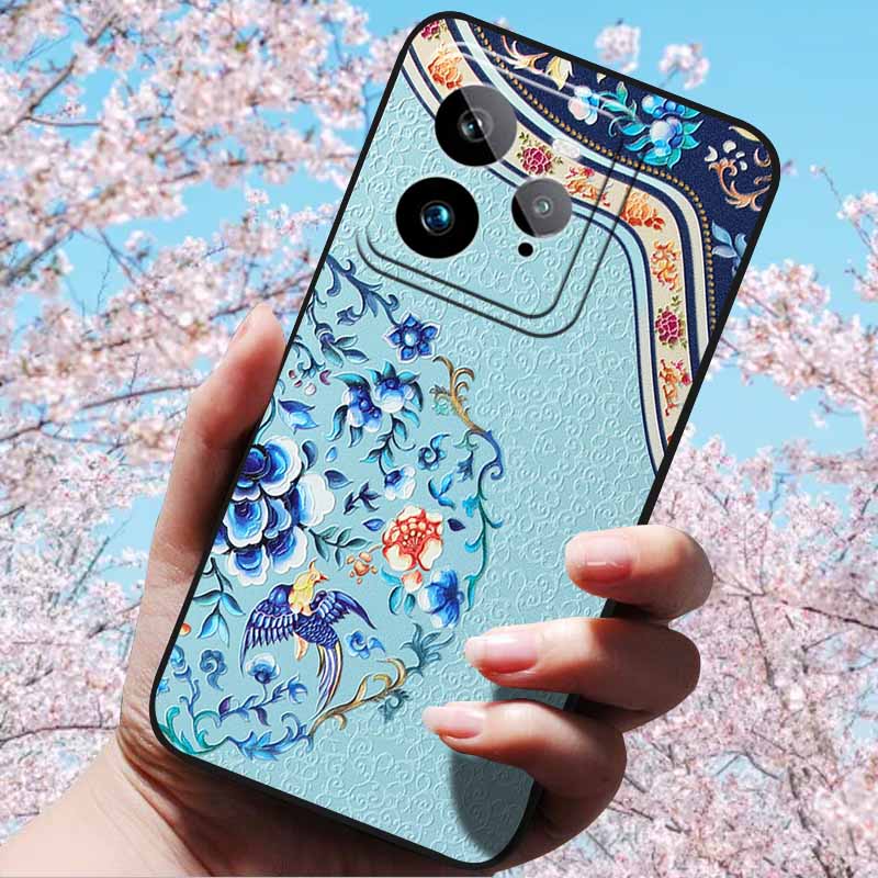 For Realme GT 7 Pro 5G 6.78"Case 3D Relief Soft Silicone Cover Retro Embossed for Realme GT 7 Pro Phone 3D Soft Protection Case