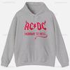 ACDC Printed Unisex Hoodie Plain Clothes Tops Women Long Sleeve Graphic Sweatshirt Quality Clothing Autumn Streetwear Custom Funny