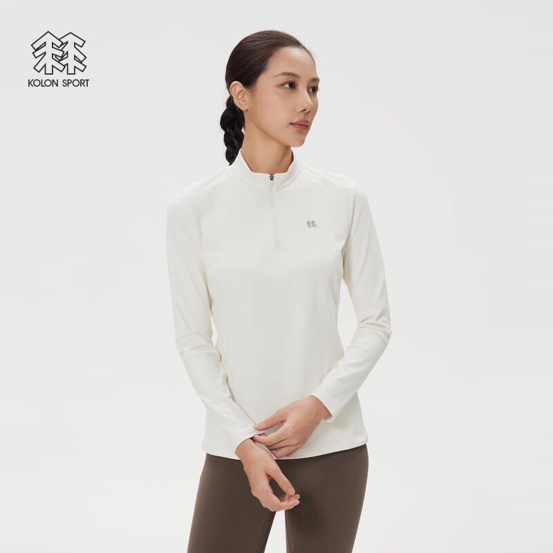 KOLON SPORT Women's Half-Zip Microfleece Long-Sleeve Top