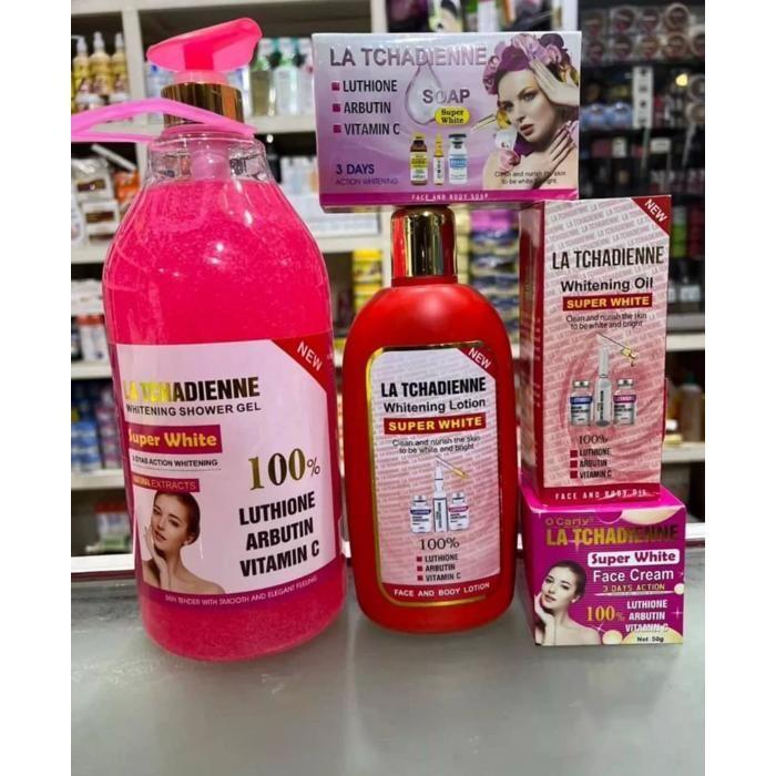 Gamme Super Éclaircissant La tchadienne Ensemble De 5/ La Tchadienne Set Of 5