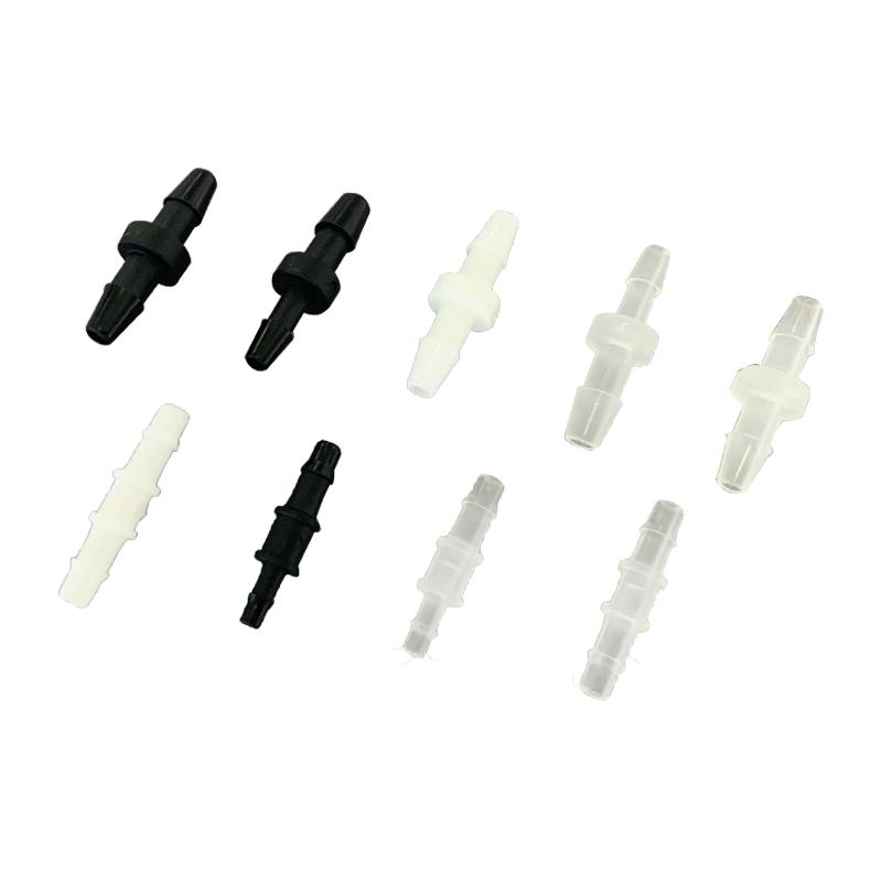 LETOP 20Pcs/bag Printer Spare Parts UV Plastic Ink Tube Connector Solvent Pipe Adapter for for Large Format Printer 20Pcs/bag black 4m