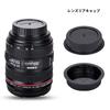 JJC Canon Mount Rear Lens Caps and Body Caps for Canon EOS 5D III 6D 1DX III and Other Canon Mount Cameras and Lenses EF/EF-S (2 Pairs) 90D, 80D, IV,