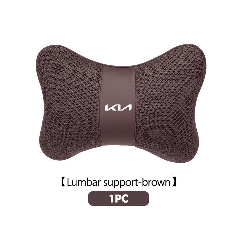 AANU1 Car Seat Neck Headrest Lumbar Pillow Support Memory Foam Cushion For KIA Rio K5 K2 Sportage Ceed Sorento Picanto Stinger Soul