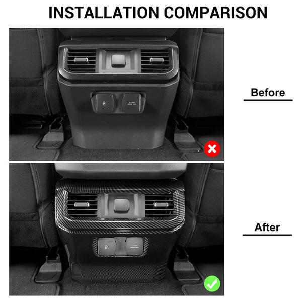 Decorative Large Panel for Ford F150 (2021-2023) Rear AC Vent