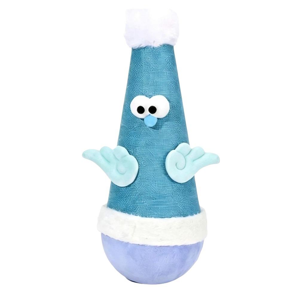 Cartoon Cat Tumbler Wobbler Toy Chicken Shaped Self-Balancing Cat Toy Exercise Pet Toy