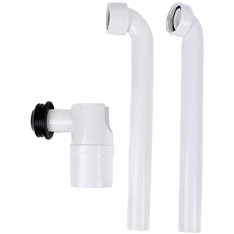 

Регулируемый сифон для раковины 1/4 дюйма Экономичный сифон для раковины Ловушка для сточных вод раковины Заглушка для слива раковины Конечная часть дренажной трубы ванной комнаты Долговечный белый