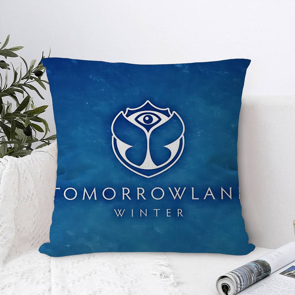 T-Tomorrowland Music Office Cushion Pillowcase Car Cushion Cover45X45Cm Lumbar Pillowcase Sofa Pillowcover