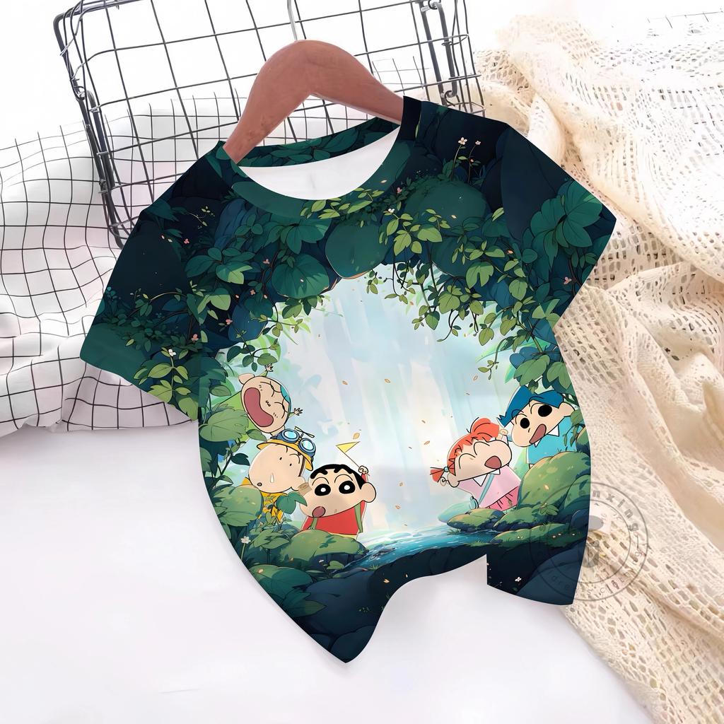 Summer T-Shirt 3D Print Boys Girls T-Shirts Casual Round Neck Short Sleeves Tops Kids Children's Clothing