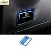 2PCS Blue Steel Cover Trim Fit For Benz A-Class W177 - Electronic Brake