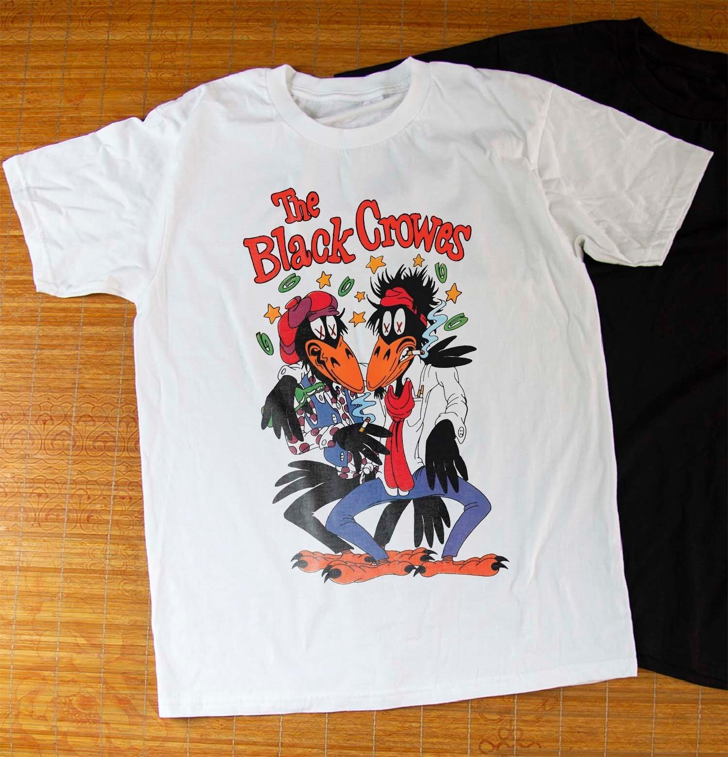 1990 The Black Crowes Heavy Cotton White Unisex T-shirt Size S-5XL S