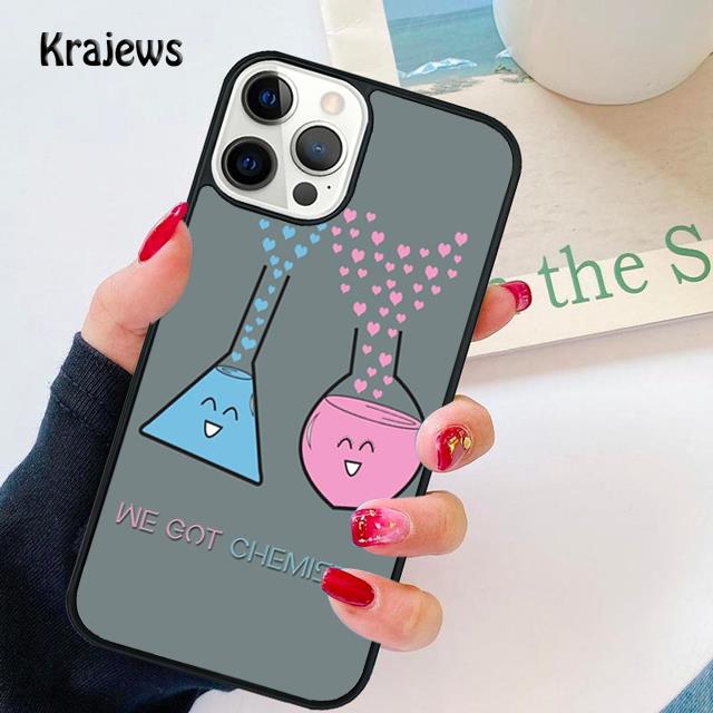 Biology and Chemistry Soft Phone Case For iPhone 17 Air 16 15 14 Max Plus 11 12 13 Pro Max Phone Cover Coque Fundas