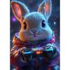 Interesting Rabbit Professional Portrait Posters Game Chef Hero Modern Prints Canvas Wall Art Pictures Home Living Room Decor