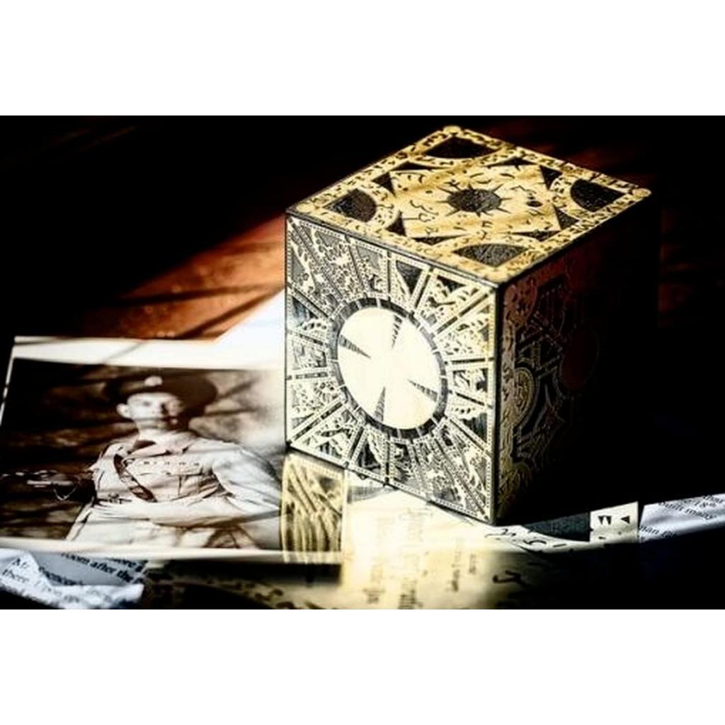 Detachable Hellraiser Puzzle Box, Cenobites Pinhead Halloween Cosplay Prop (Resin Model)