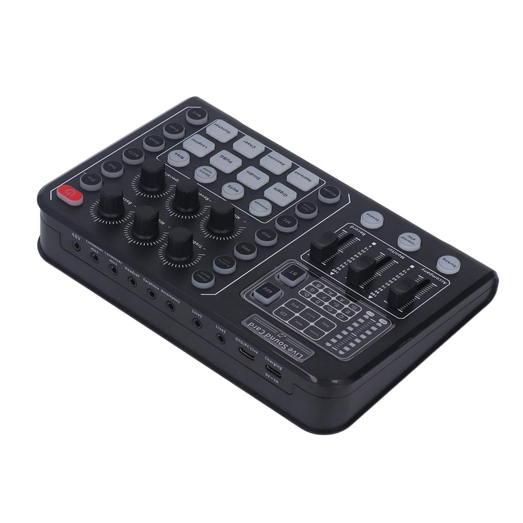 Live Sound Board DSP Chip Dual Channel Wireless Professional Multifunctional Sound Board