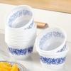 40pcs Resistant To Deformation Disposable Plastic Bowl Round Restaurant Bowl  Family Gathering