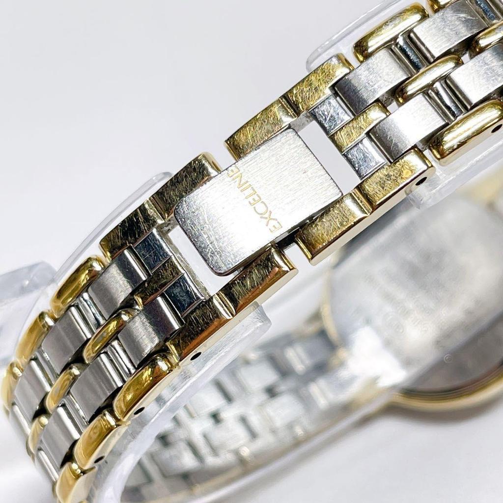 Used 115 SEIKO Excelsior Ladies Watch Quartz New Battery Combi 115