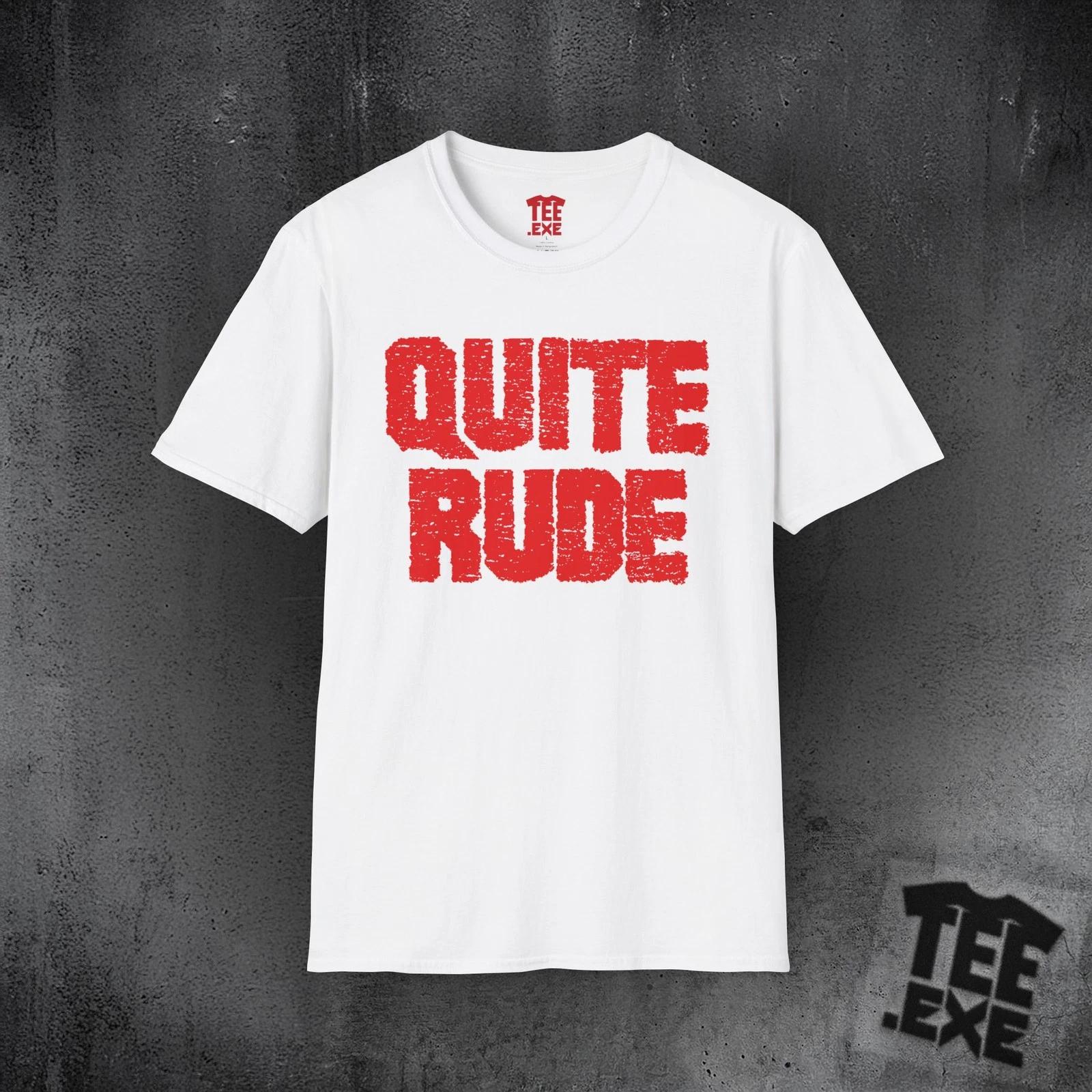 Quite Rude - Unisex Softstyle T-Shirt M