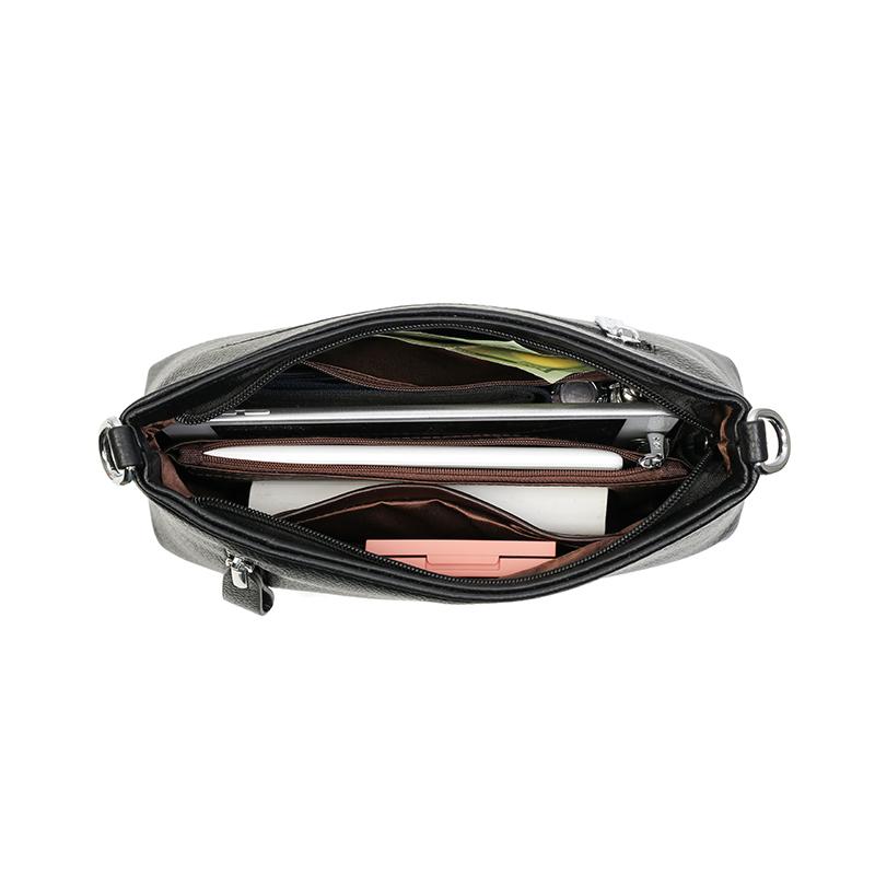 A Sleek and Fashionable Women's Messenger Bag, A Stylish Cross-body Bag, Featuring Multiple Compartments, Ideal for Daily Use, Shopping, and Commuting